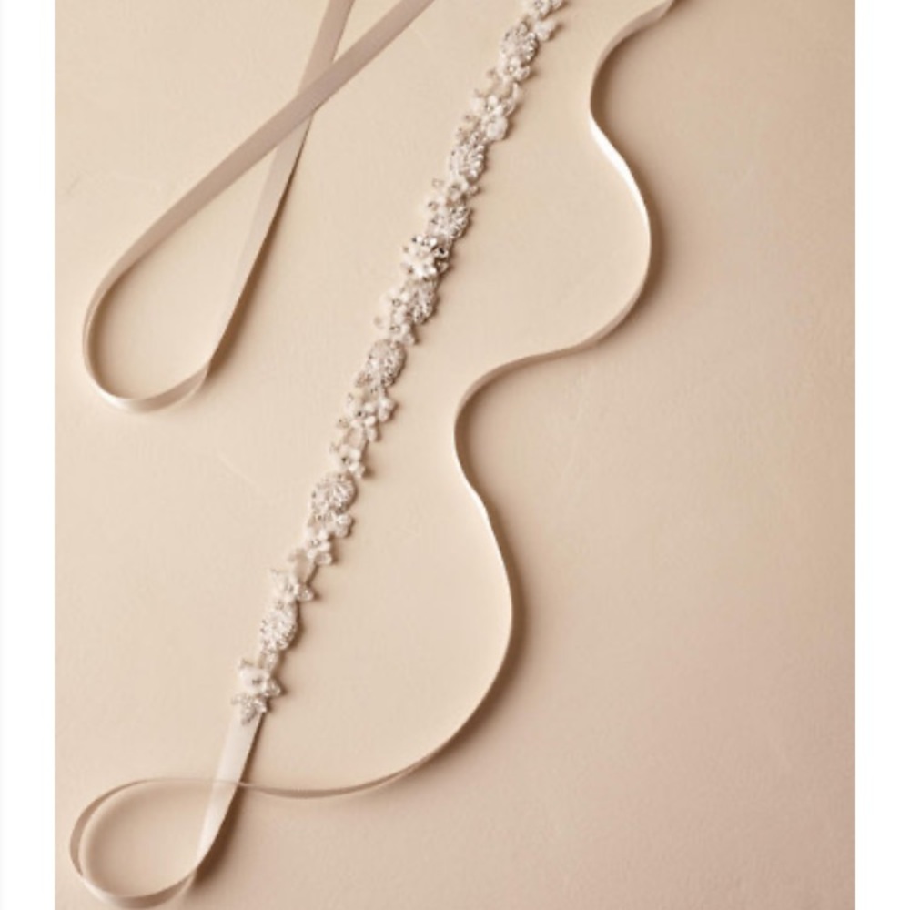 BHLDN Florentina Sash - for wedding dress